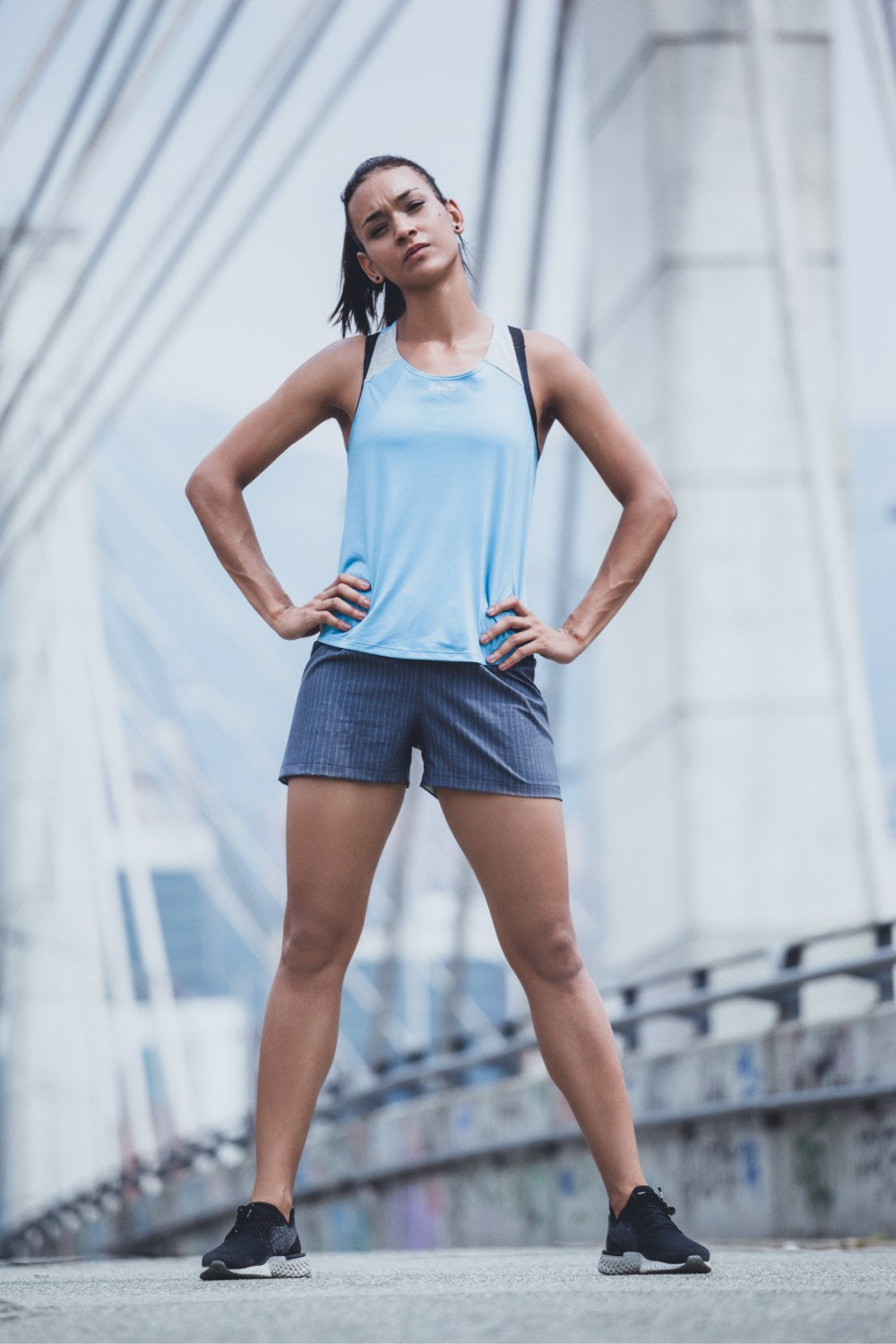 Sunset Running - Endeavor - Sleeveless Running Jersey. Women