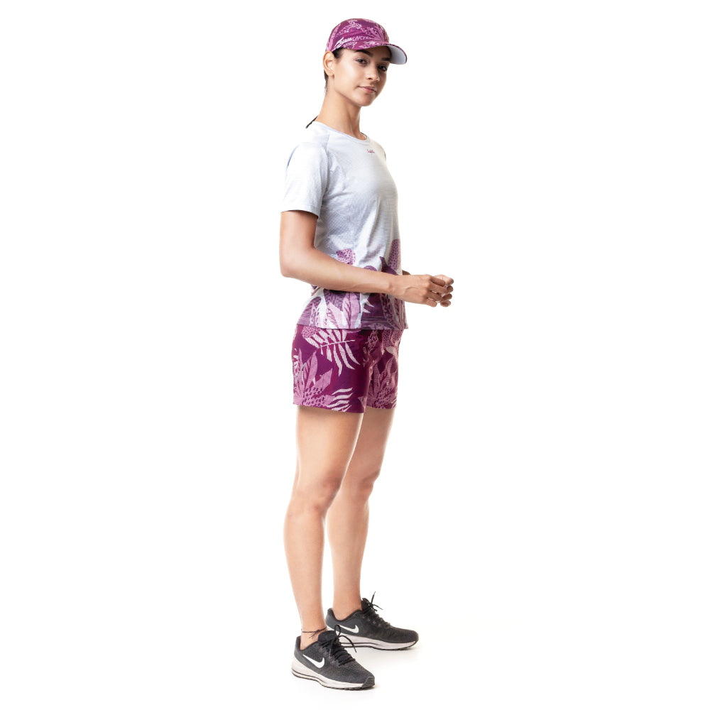 Sunset Running - Unbroken - Short Sleeve Running Jersey. Women – Safetti USA
