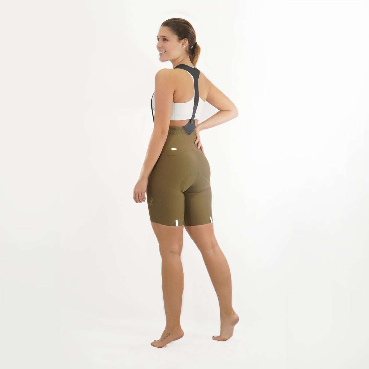Toscana 2.0 - Oliva Cycling Bib shorts. Women