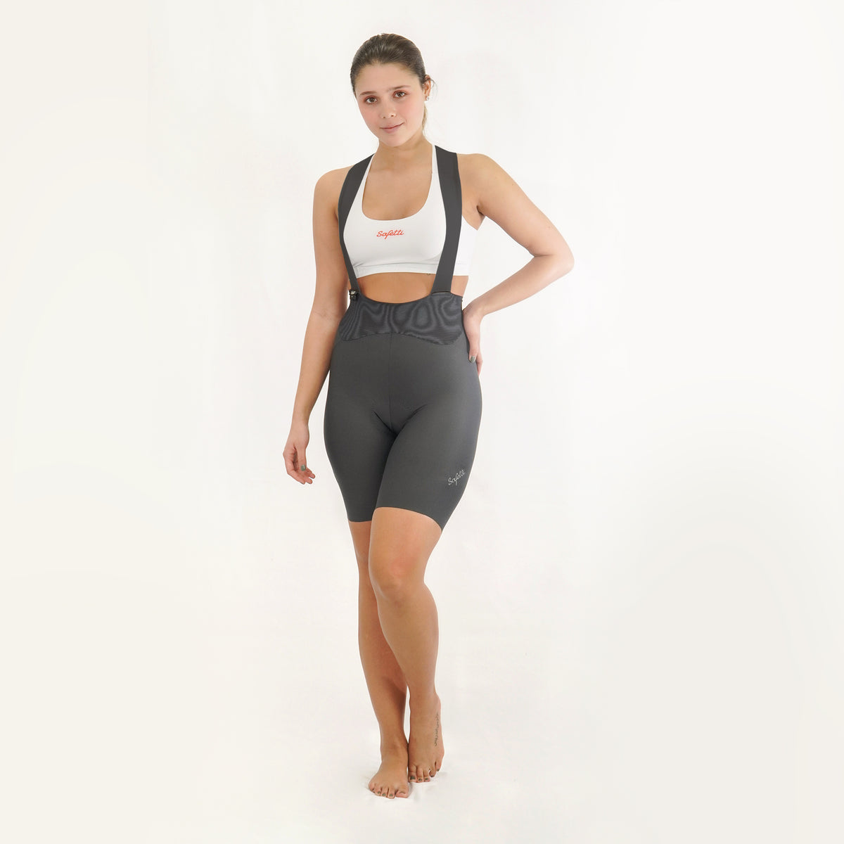Toscana 2.0 - Grigio Cycling Bib shorts. Women