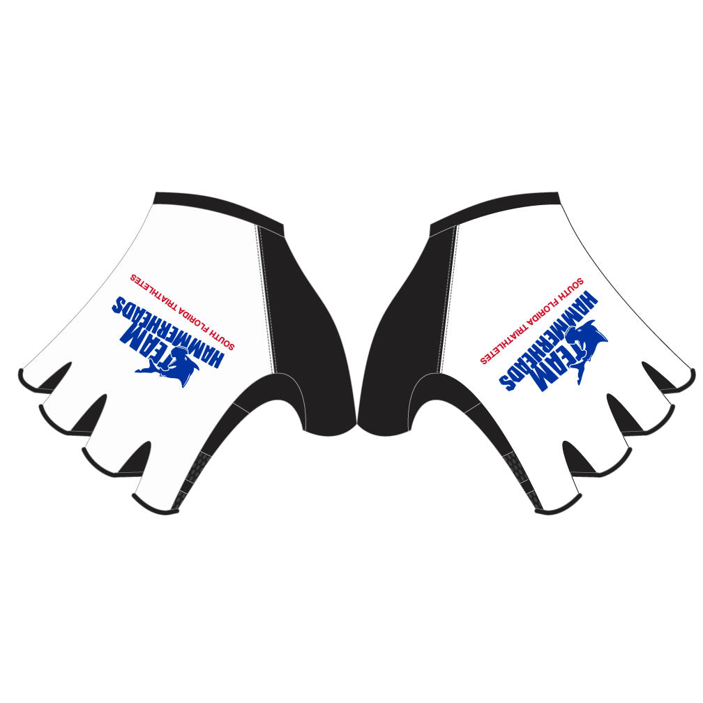 TH - Printed Cycling Short Finger Gloves. Unisex