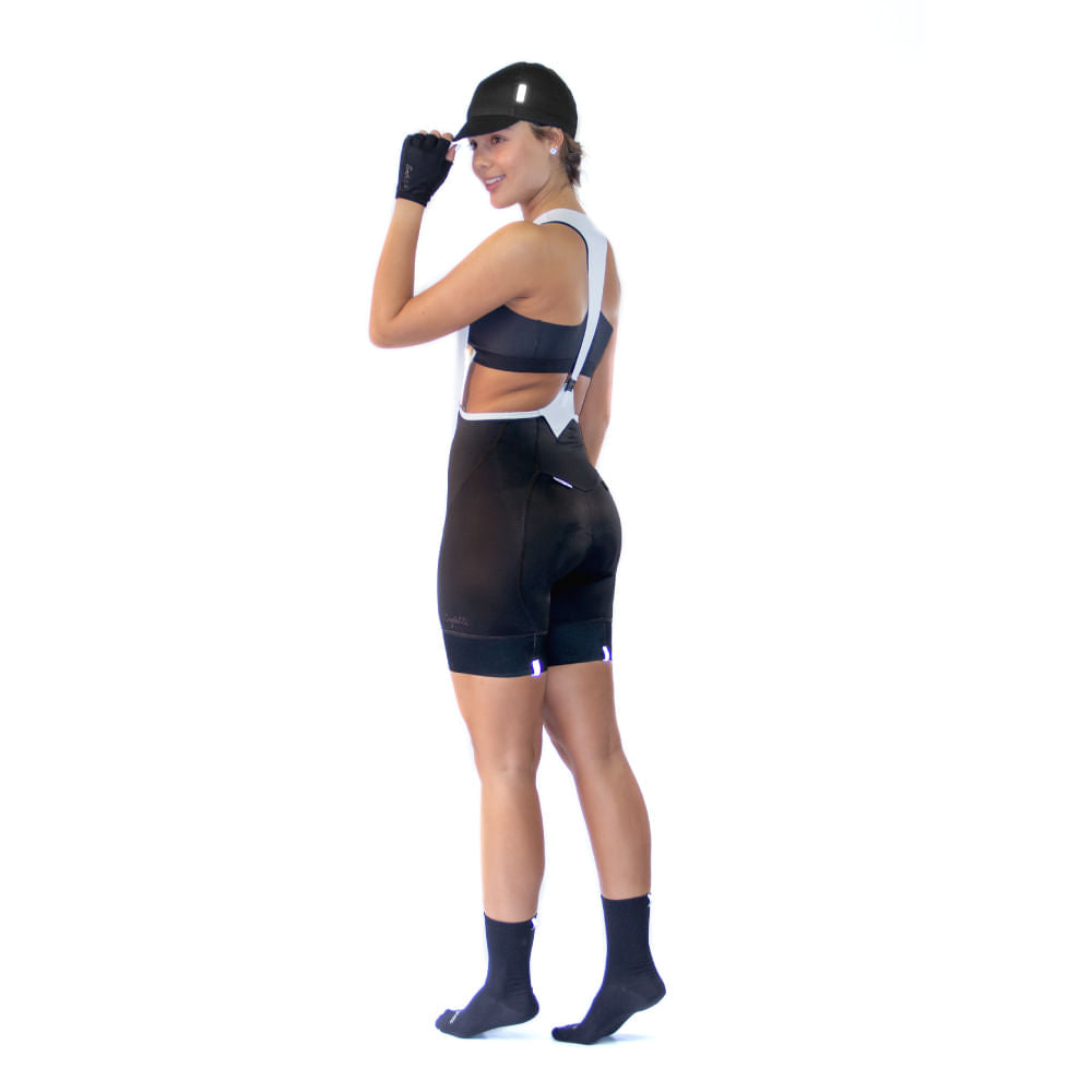 Trascendenza - Nápoles Espressione Scuro - Bib Short. Women. Black