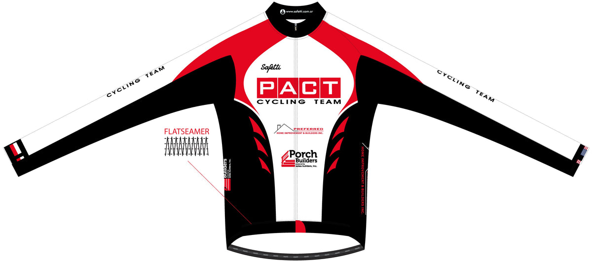 PACT - Carrara Long Sleeve Cycling Jersey. Men