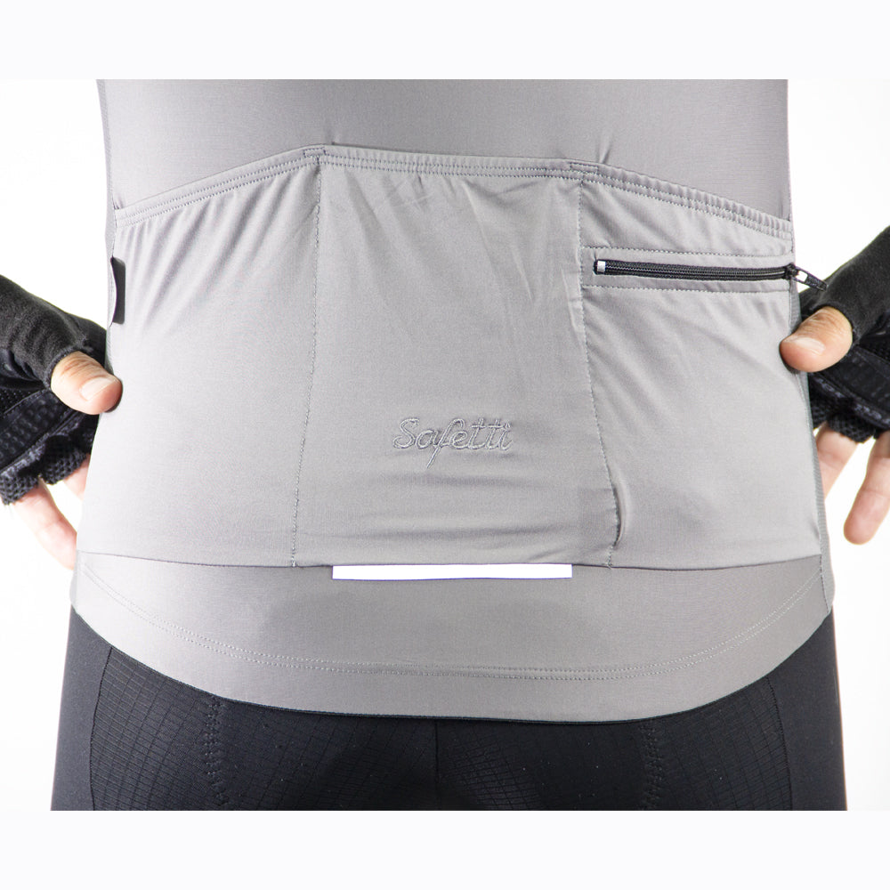 Pre-Order - Essenziale Griggio - Short Sleeve Jersey. Men