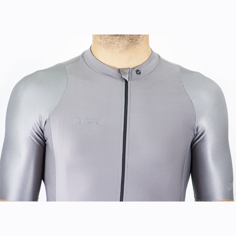 Pre-Order - Essenziale Griggio - Short Sleeve Jersey. Men