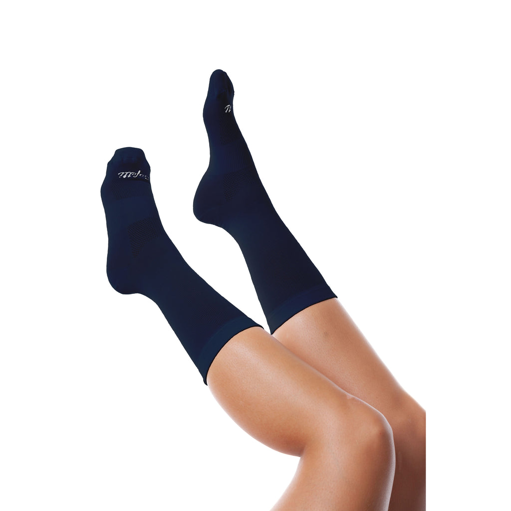 Speed- Colors Basic Blue Cycling Socks. Unisex