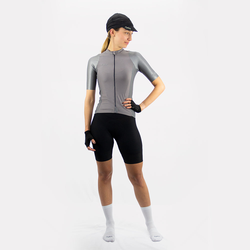 Speed - Essenziale Griggio - Short Sleeve Jersey. Women